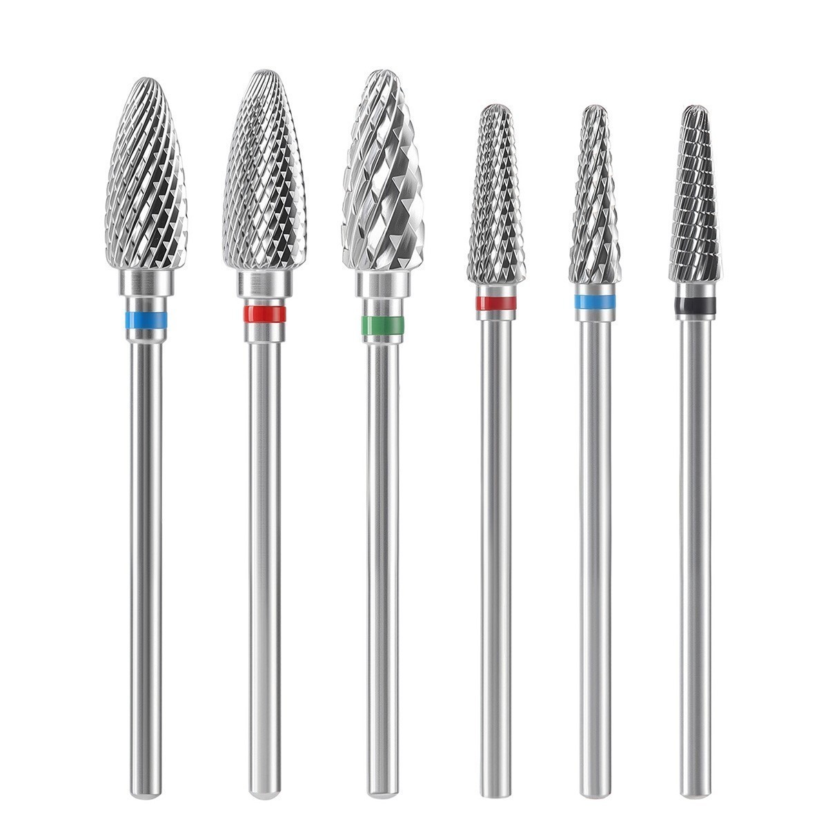 Dental Low Speed Lab Tungsten Steel HP 2.35mm Carbide Cut Burs Polishing 6 Sizes