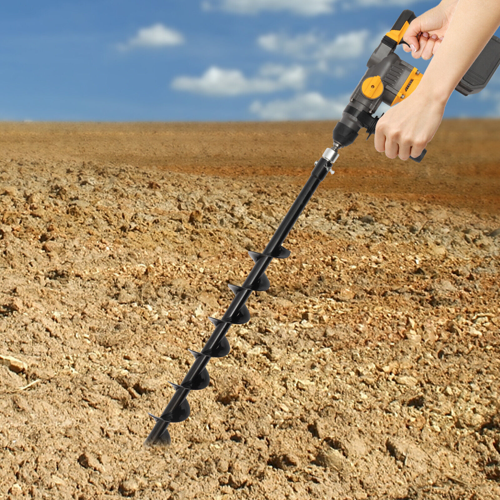 SDS-Plus Cordless Rotary Hammer Drill 1400r/min W/ Drill Bit Φ22mm/Φ13mm/Φ28mm