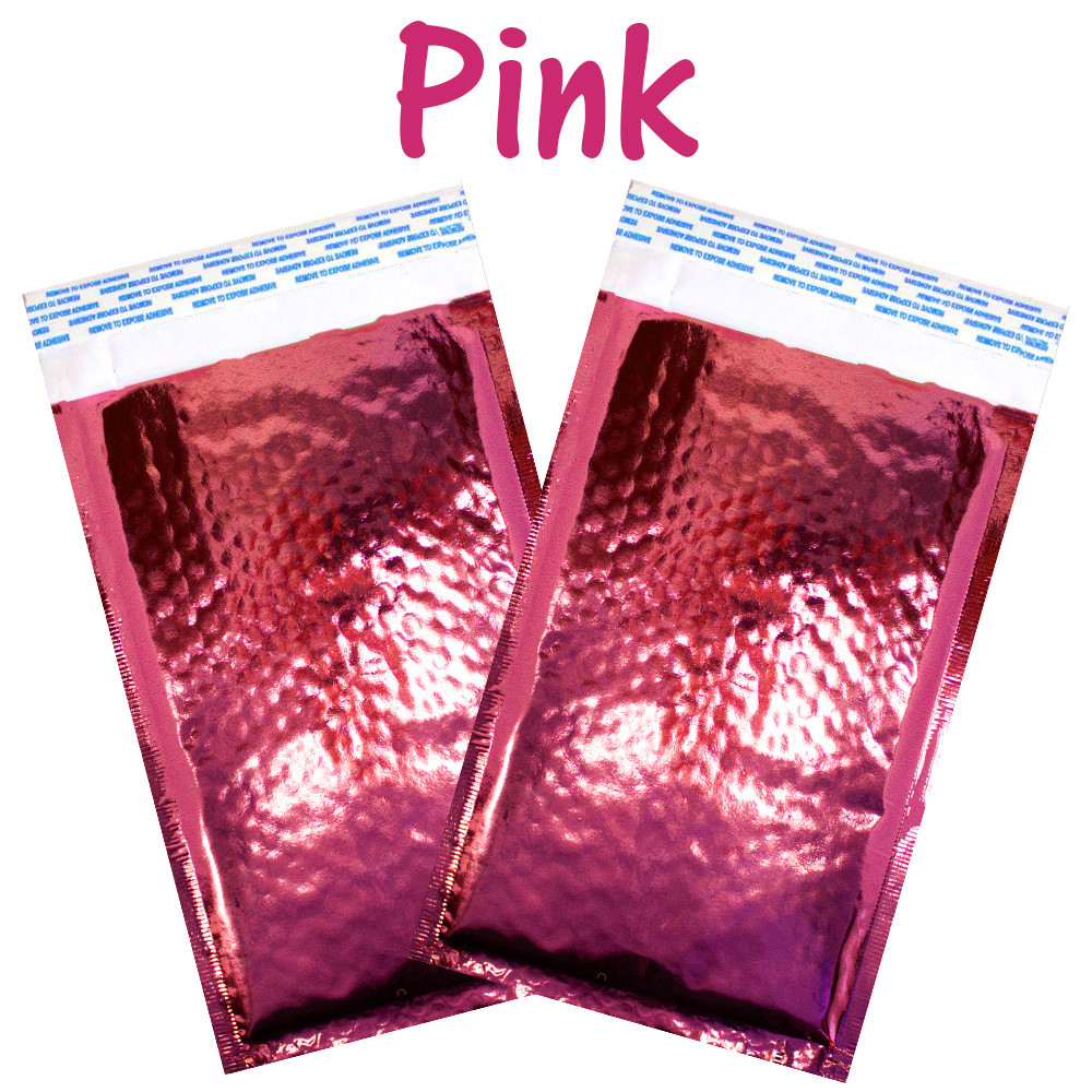 5×9″ CHOOSE! Pink, Holographic,Rose Bubble Mailers, Padded Shipping Envelopes!