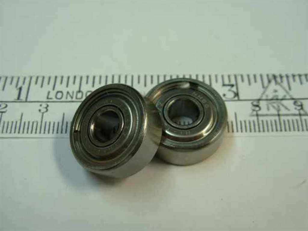 Stainless Steel Ball Bearing 1/4″ x 3/4″ x 9/32″ Shielded Miniature SMR52ZZ
