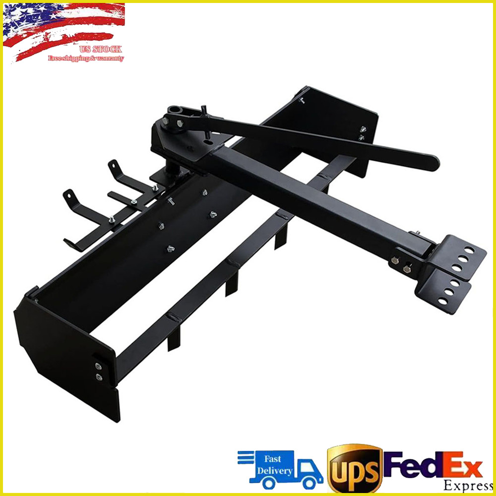 42″ Tow Behind Box Scraper Lawn Tractor Attachments for ATV UTV Tractor Mower US