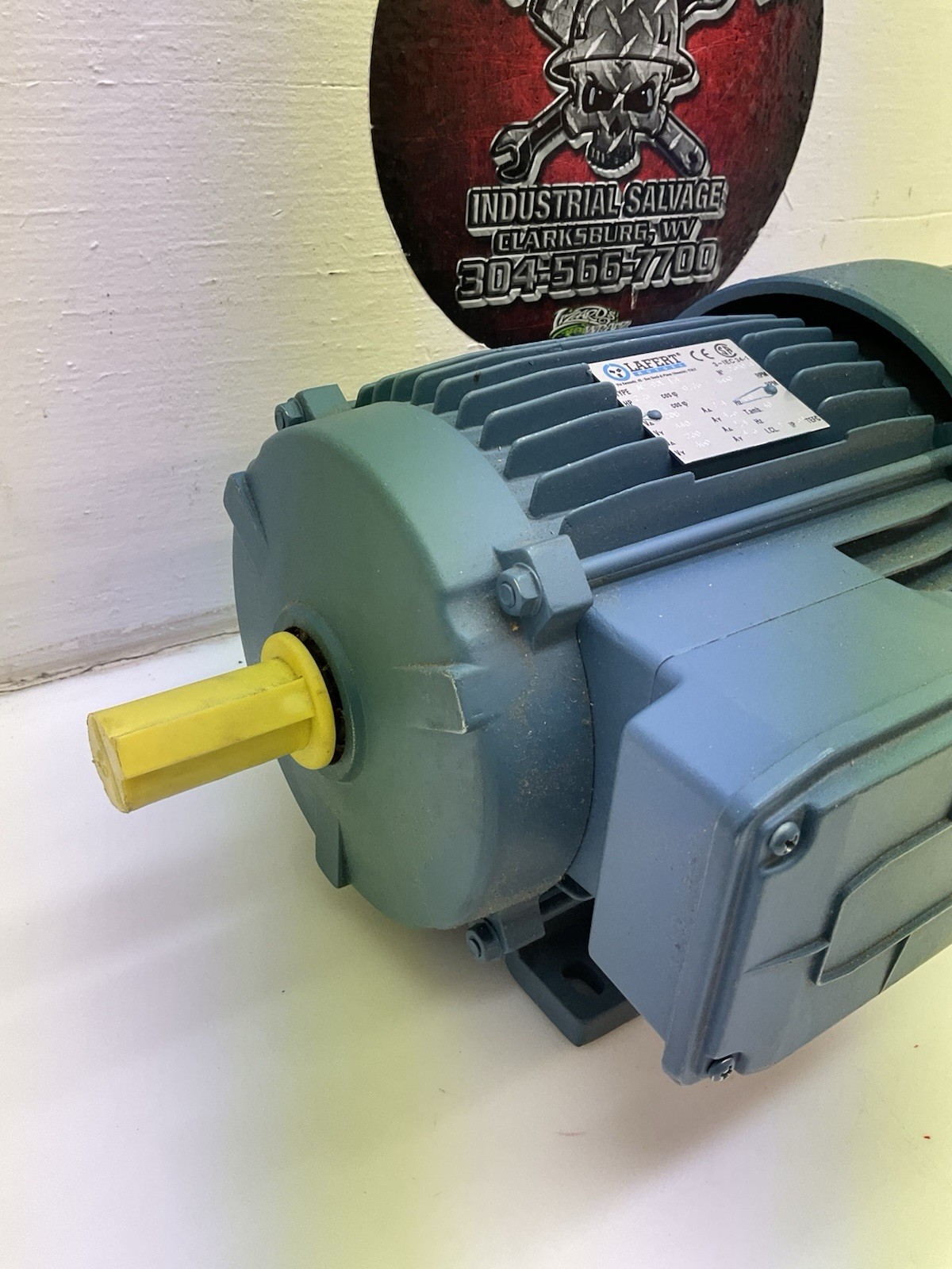 Lafert AF90LL4 Electric Motor 2.5 HP / 1680 RPM / 208-440/230-460 VAC NEW