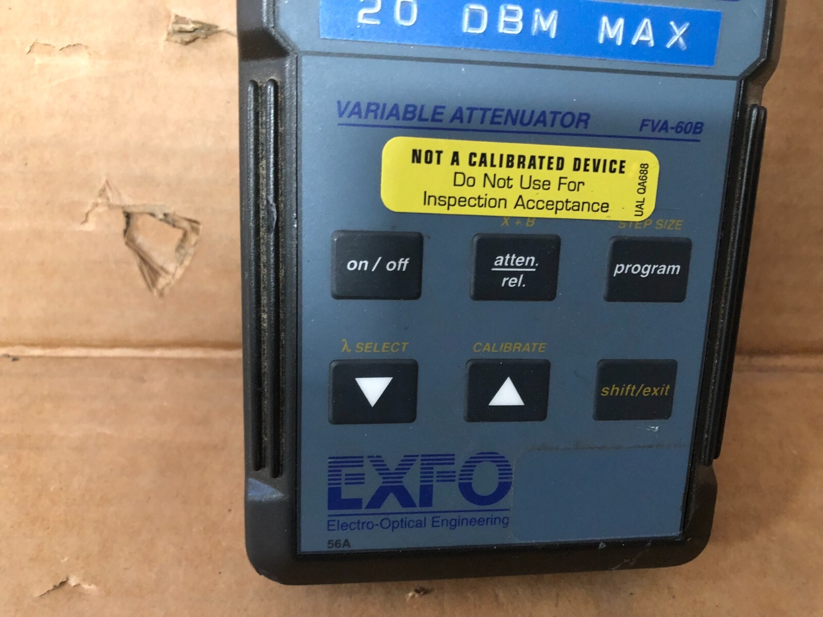 EXFO FVA-60B Fiber Optic Variable Attenuator