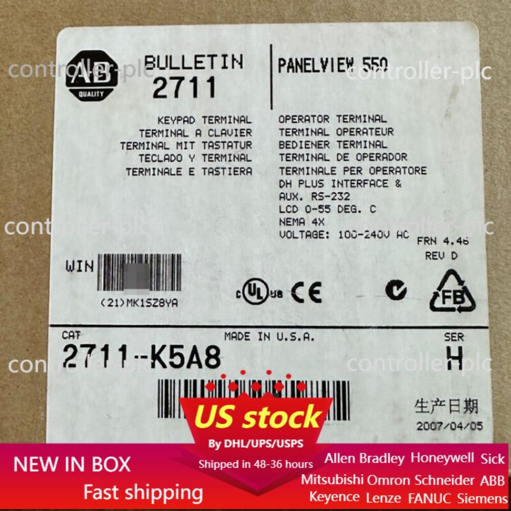 AB 2711-K5A8 PanelView Standard Terminal 2711-K5A8 AB US Free Tax