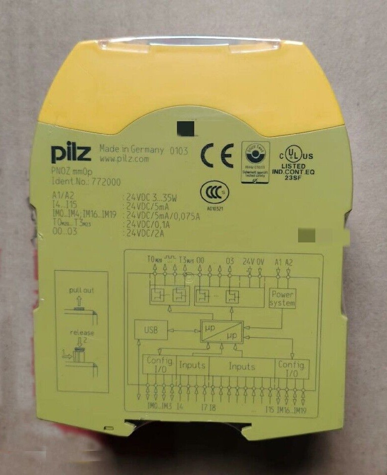 New 772000 PILZ PNOZ mm0p 772000 Safety Relay