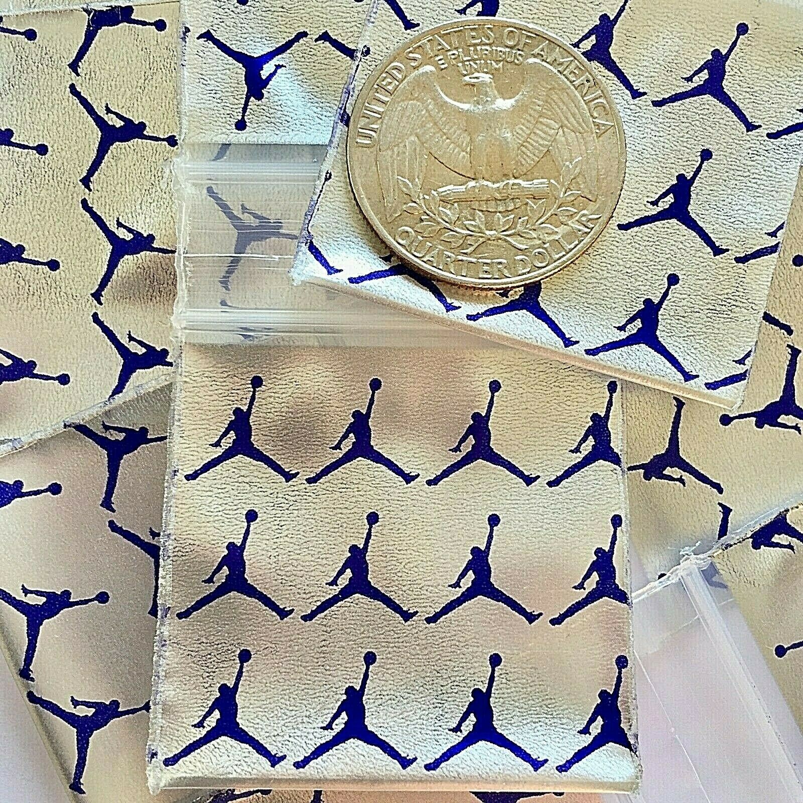 BaggiesSince1987 – 1515 DESIGN ZIPBAGS 100PCS MICHAEL JORDAN SILVER, READ DETAIL