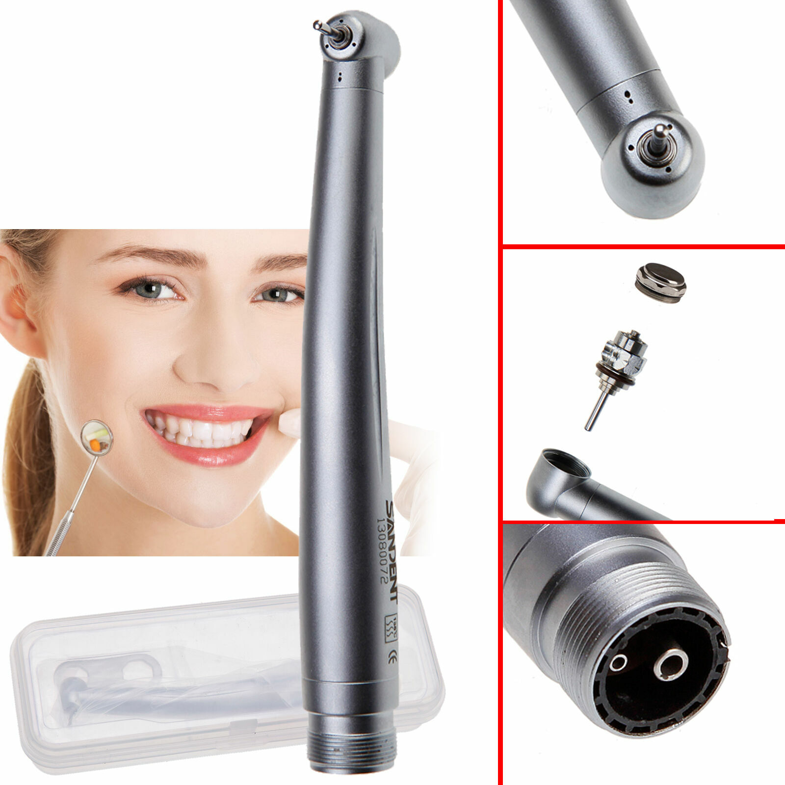 Turbina NSK PANA MAX Style Dental Pieza de mano alta velocidad Push Borden 2Hole