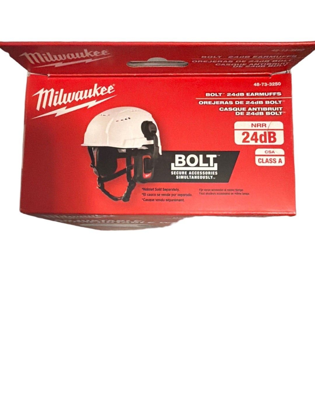 Milwaukee 48-73-3250 BOLT Earmuffs with Noise Reduction Rating of 24 dB
