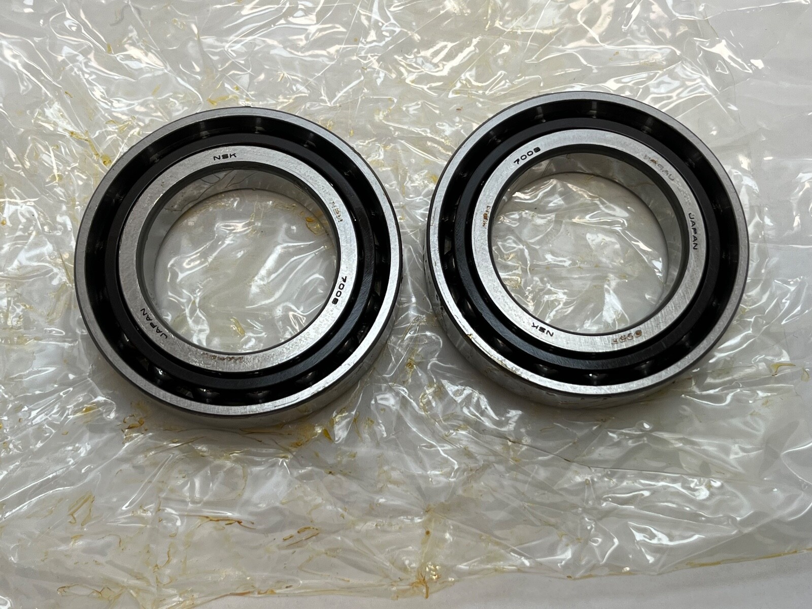 NSK 7008CTYDBC2P5 Bearing 40x68x15 mm 7008C 7008-C-TY-DB-C2-P5 Japan 2 Pcs
