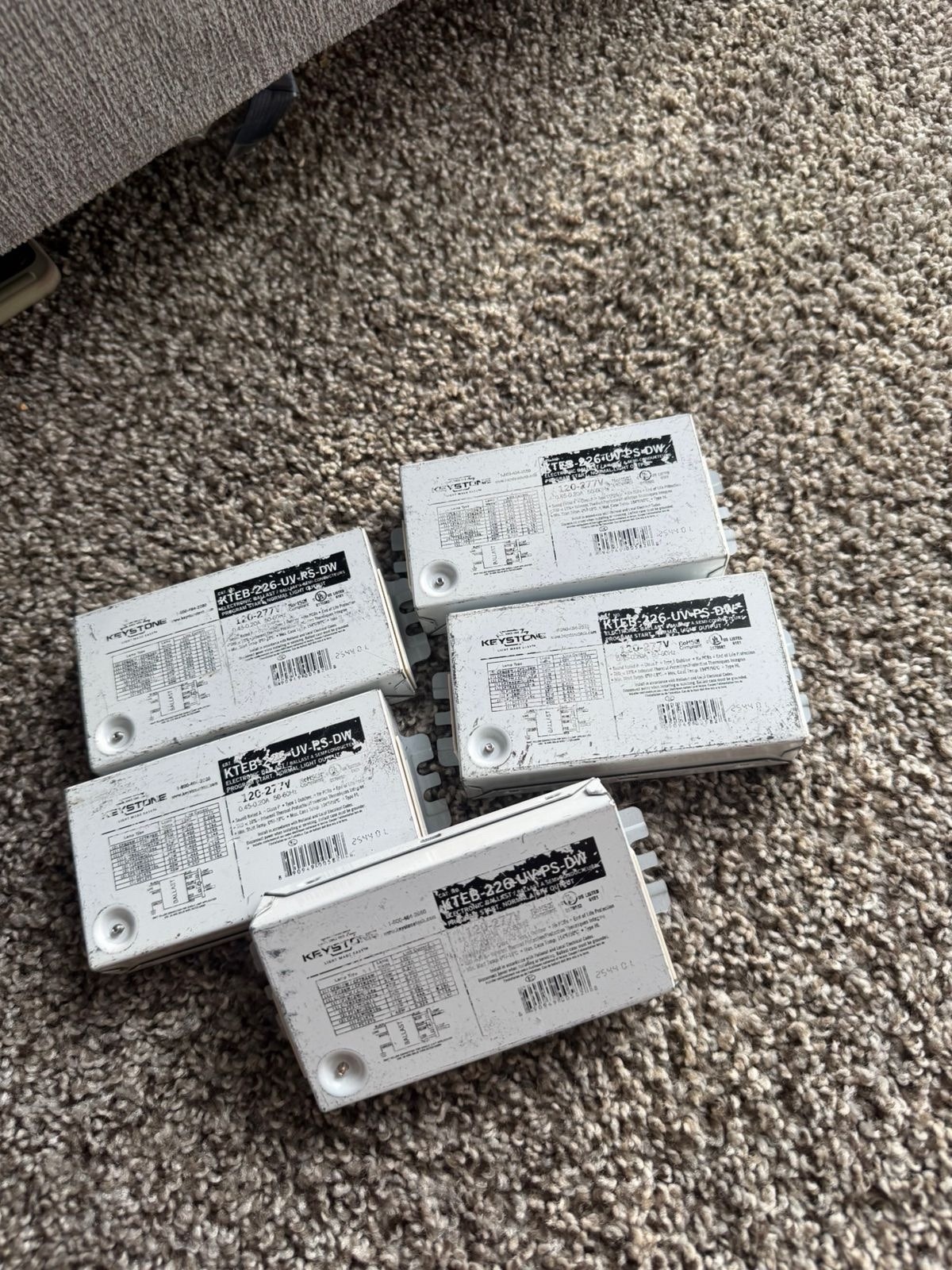5 Keystone KTEB-226-UV-PS-DW replacement for C2642UNVME Universal Triad Ballast