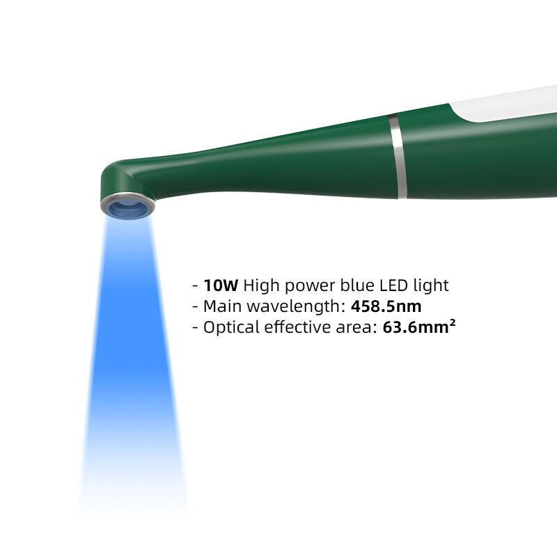 Dental Wireless Cordless LED Curing Light 1 Second Resin Cure Lamp 2 Mode 2500mw
