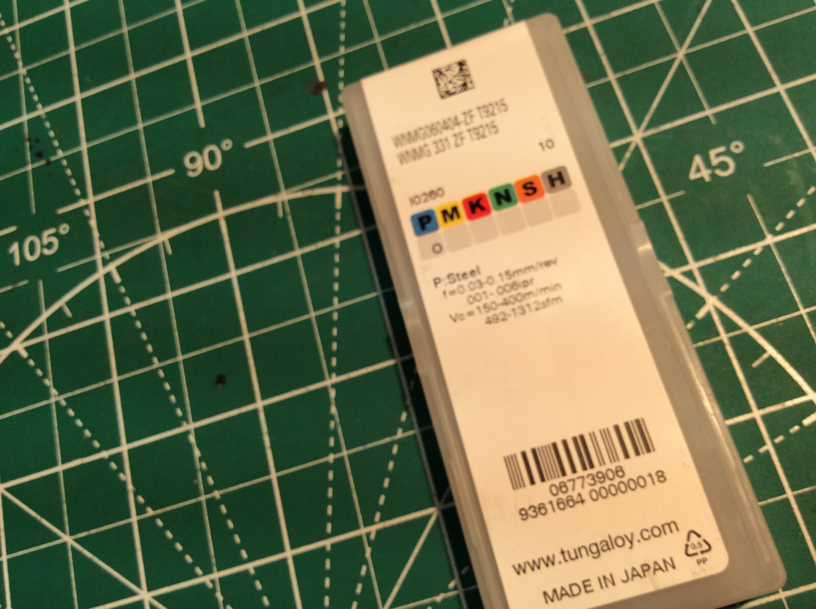 10pc Tungaloy Carbide Inserts WNMG060404-ZF, TP9215 WNMG331 ZF New (60)