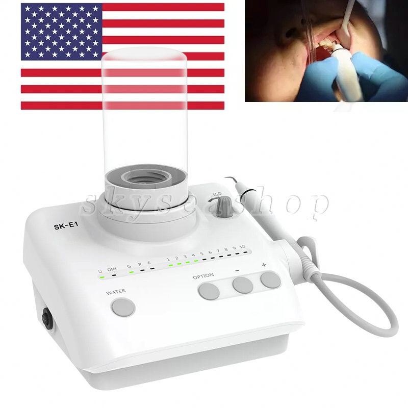 Dental Ultrasonic Piezo Scaler fit EMS Woodpecker Handpiece + Auto Water Supply