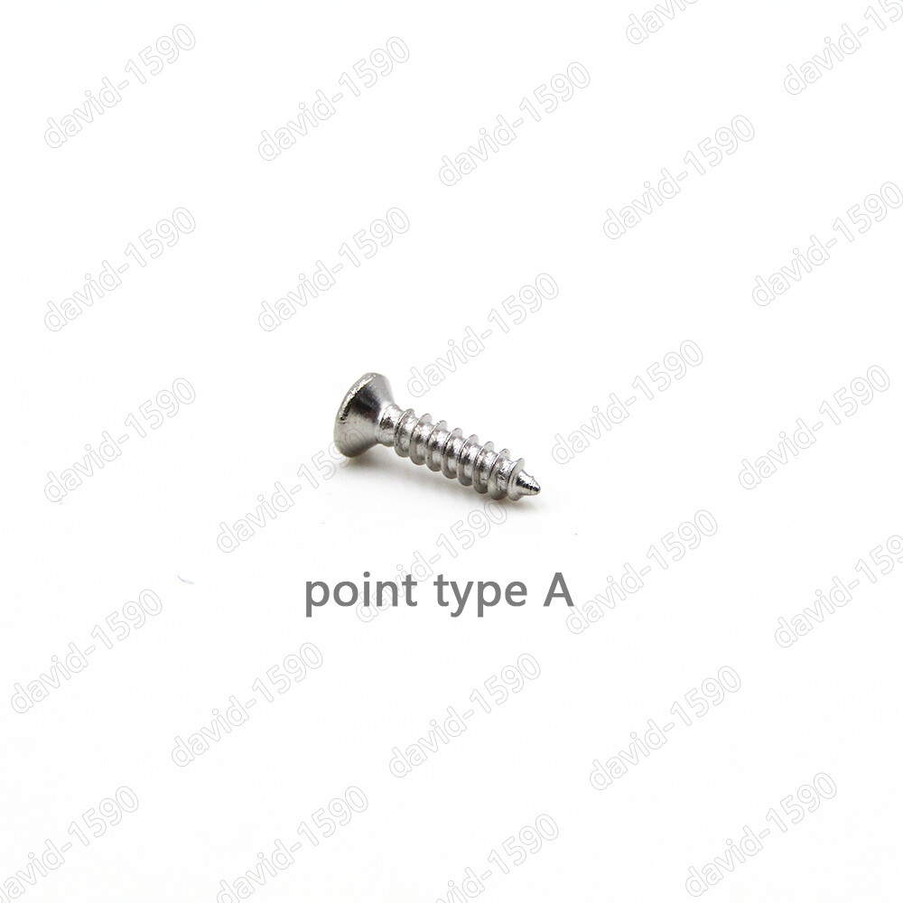 304SS Phillips Countersunk Flat Head Small Self Tapping Screws M1 M1.2 M1.4 M1.7