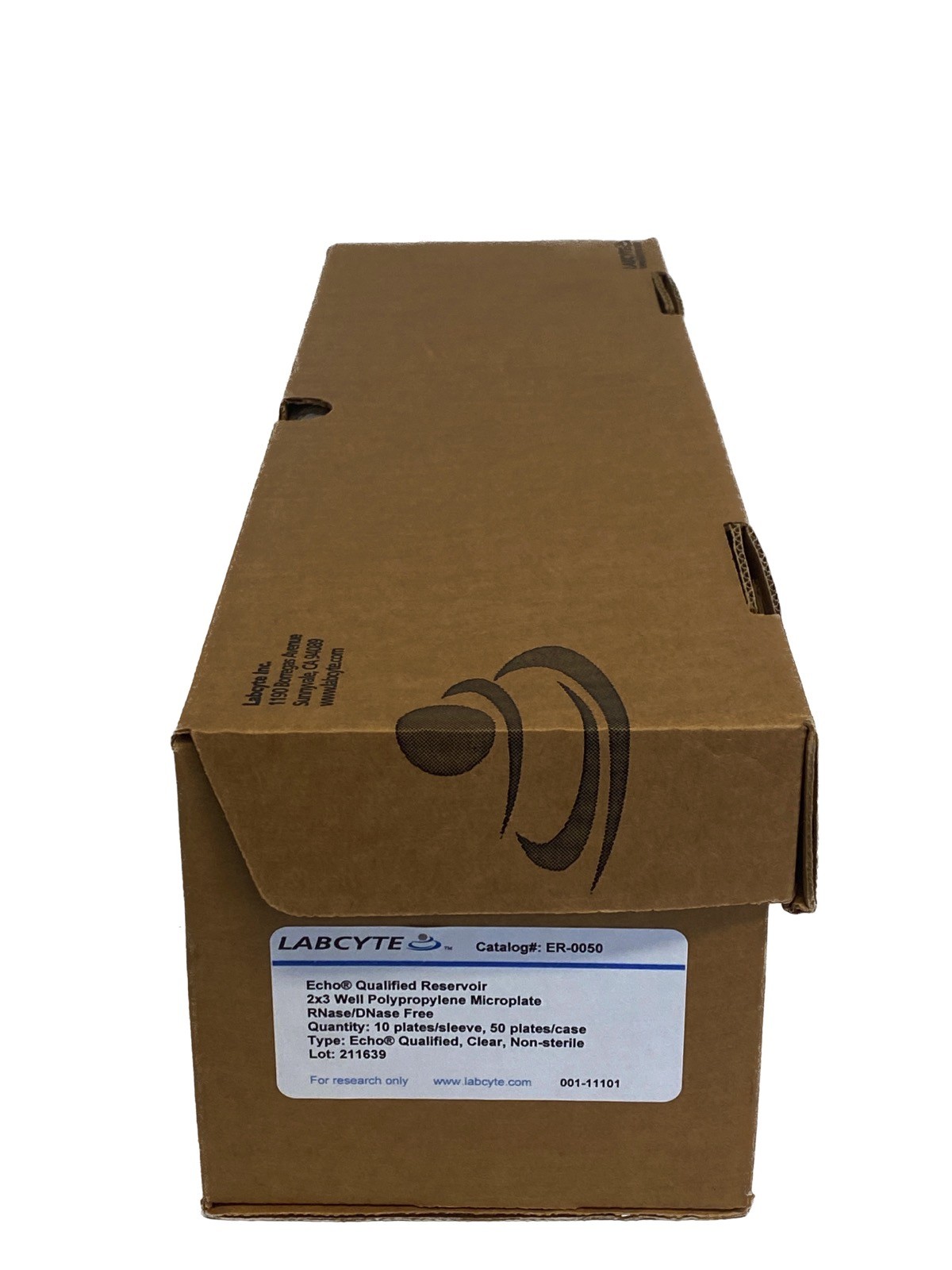 (50) LABCYTE Echo Qualified 2×3 Well Clear PP Microplates Amine Coating ER-0050