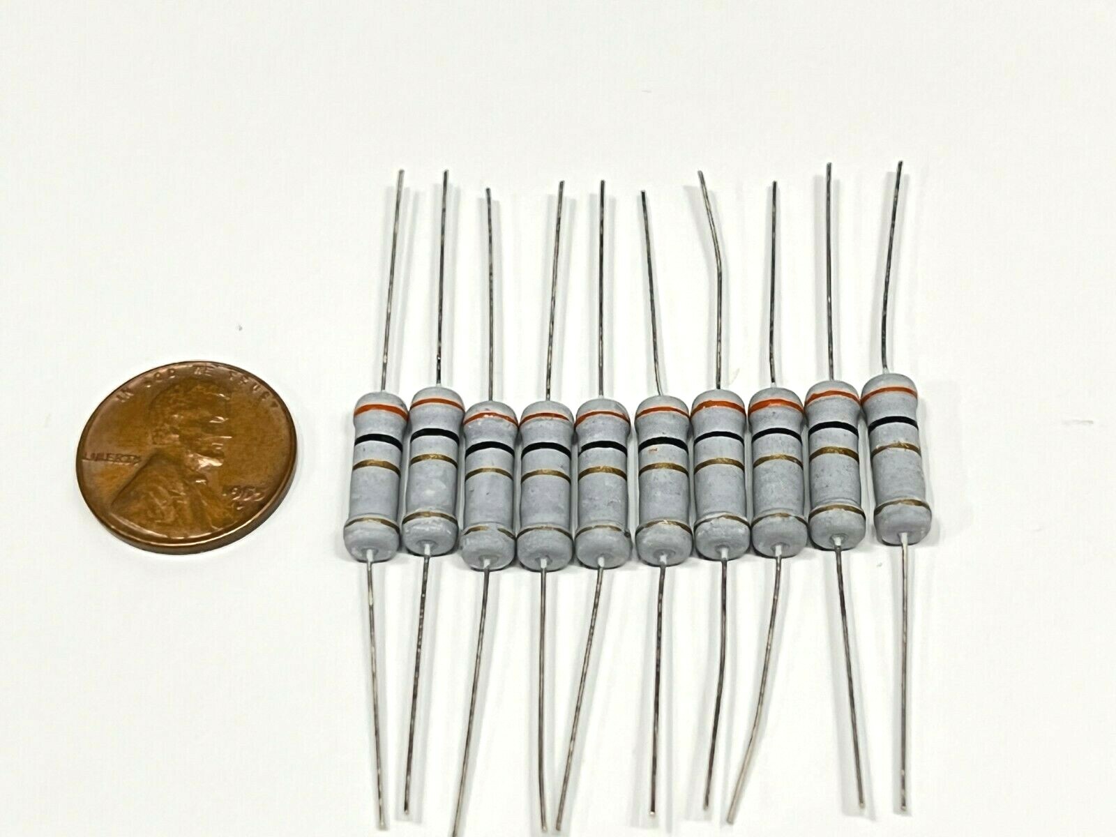 10 Pieces 820 Ohm 2Watt 2W 5% Tolerance Metal Oxide Film Resistor G180