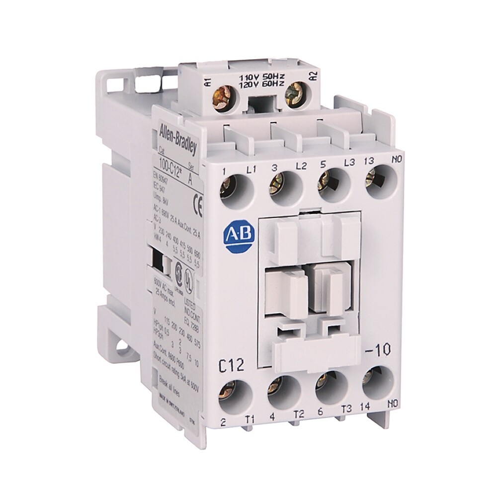 New AB 100-C12D10 /A MCS-C IEC Contactor 12A 110V 50Hz/120V 60Hz USA