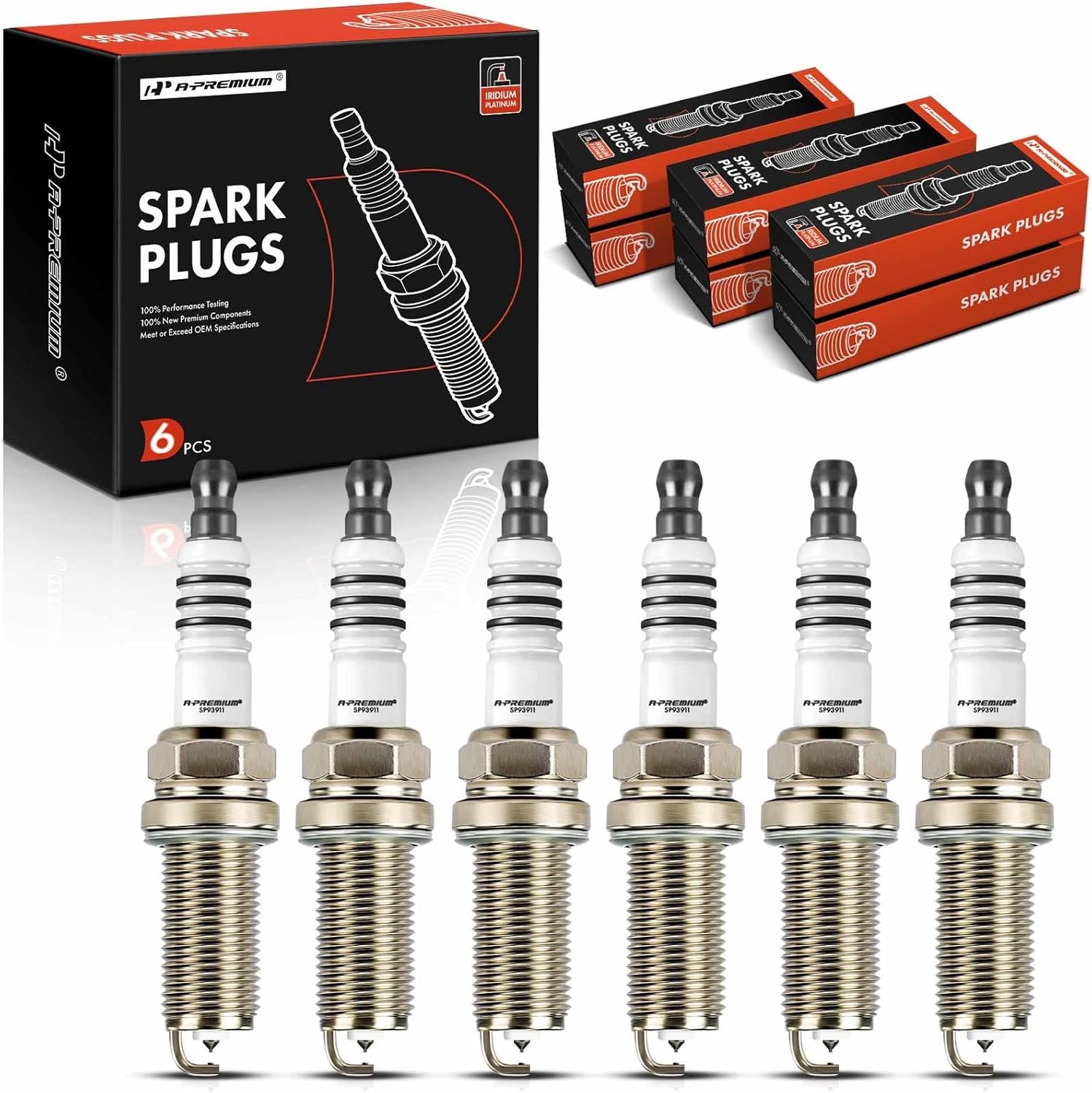 Iridium Platinum Spark Plugs Compatible with E280, E300, GLK350, ML350, ML450, S
