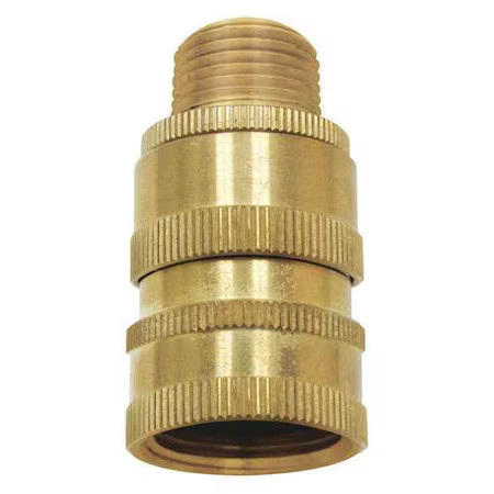 Sani-Lav N18 Hose Adapter, Brass, 3/4In Female Ght Inlt