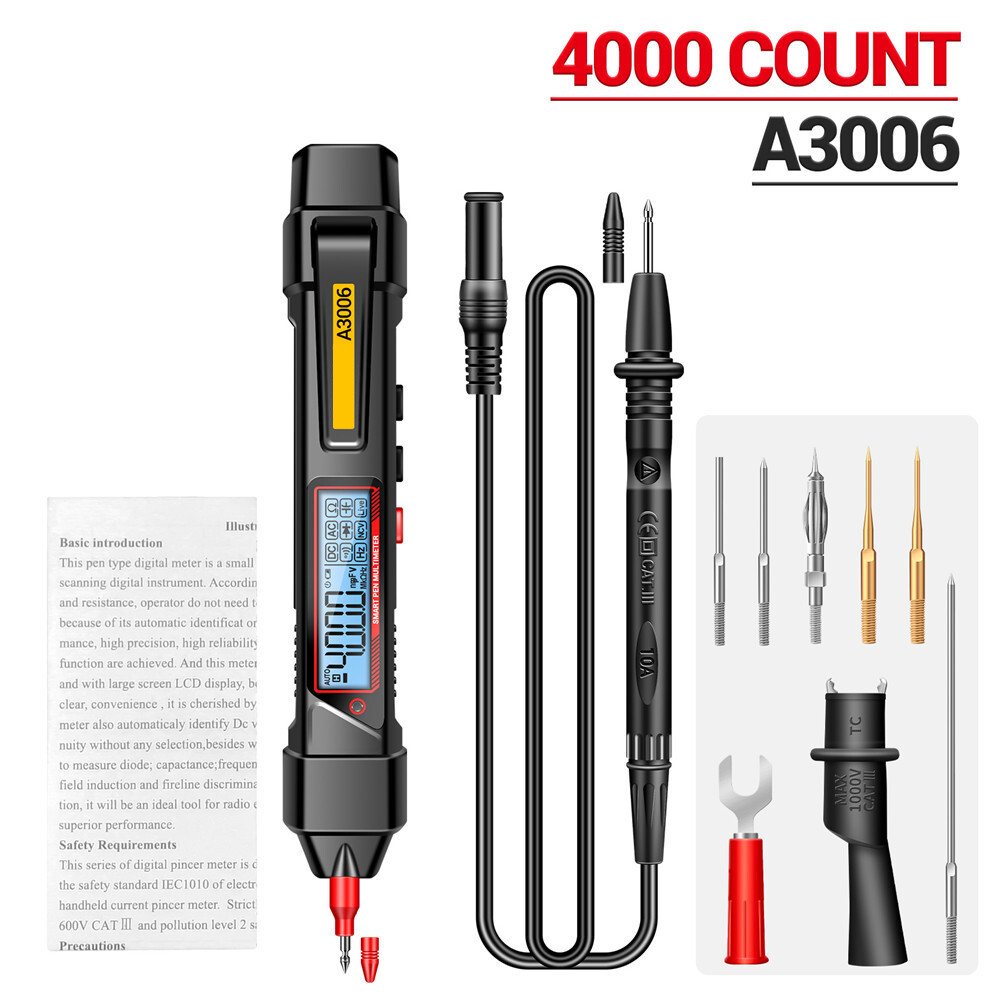 ANENG A3006 Pen Type Multimeter Digital AC/DC Voltage Tester Detector Meter Tool