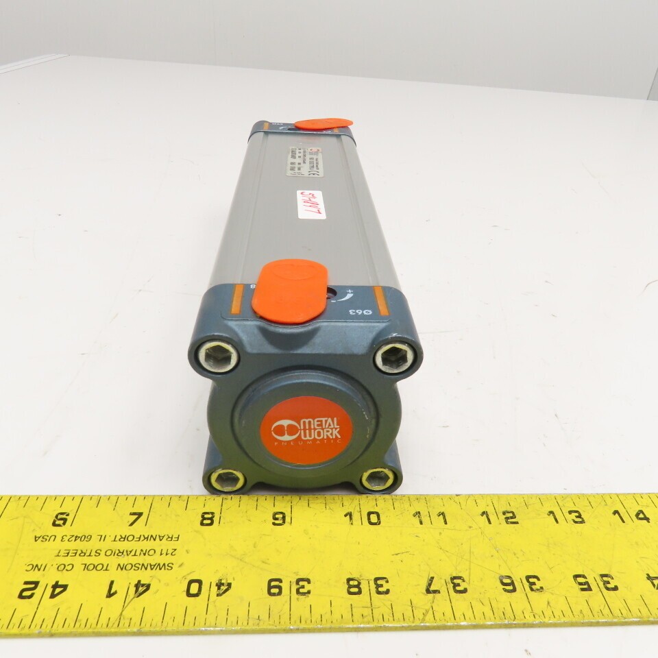 Metal Work 121A630160CP 63mm Bore 160mm Stroke Double Acting Air Cylinder