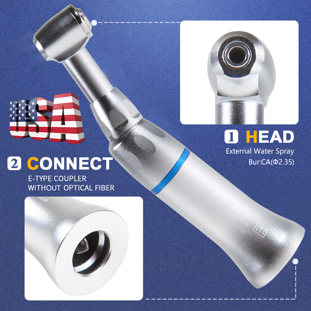 High/Low Speed Handpiece Kit E-generator LED Turbine 2/4 Holes Dental