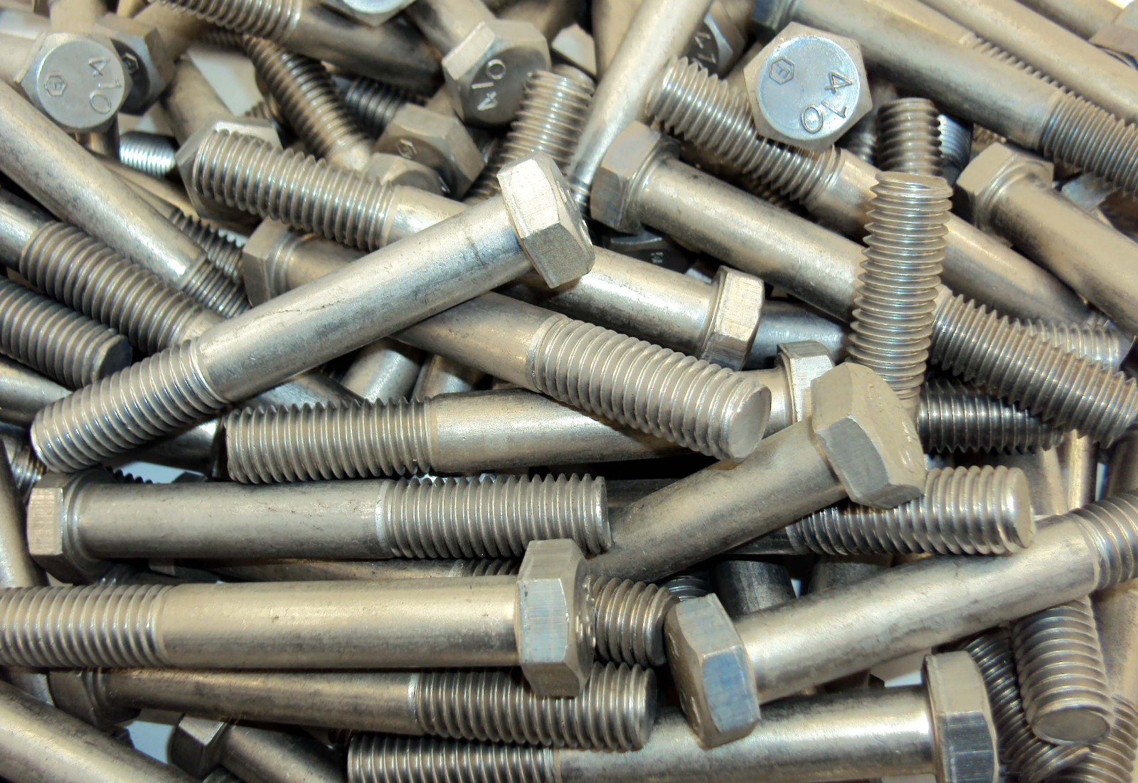 (30) Stainless Steel Hex Head 1/2-13 x 3-1/2 Bolts 410 Stainless Cap Screws