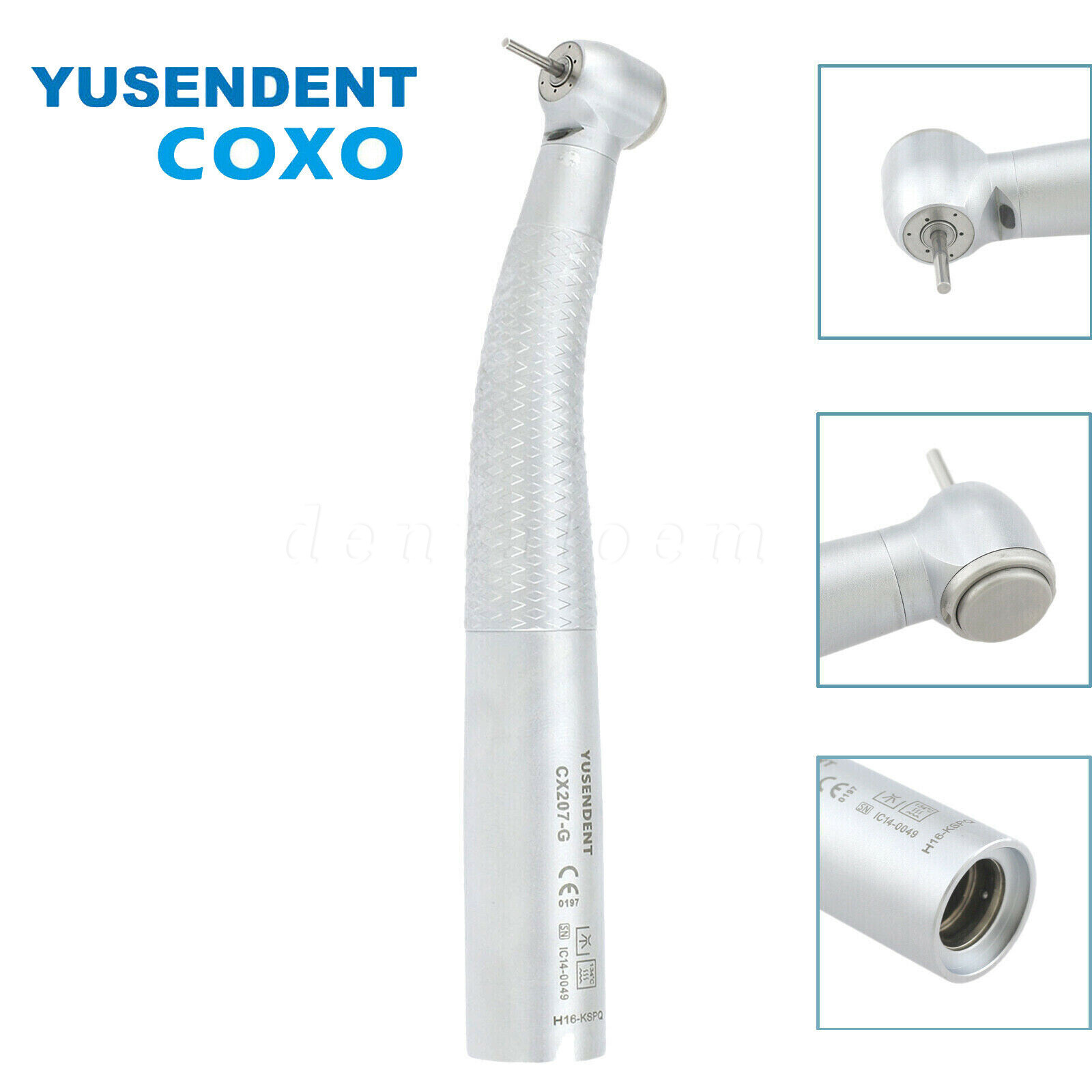 COXO YUSENDENT CX207-G Dental Fiber Optic LED High Speed Handpiece Air Turbine