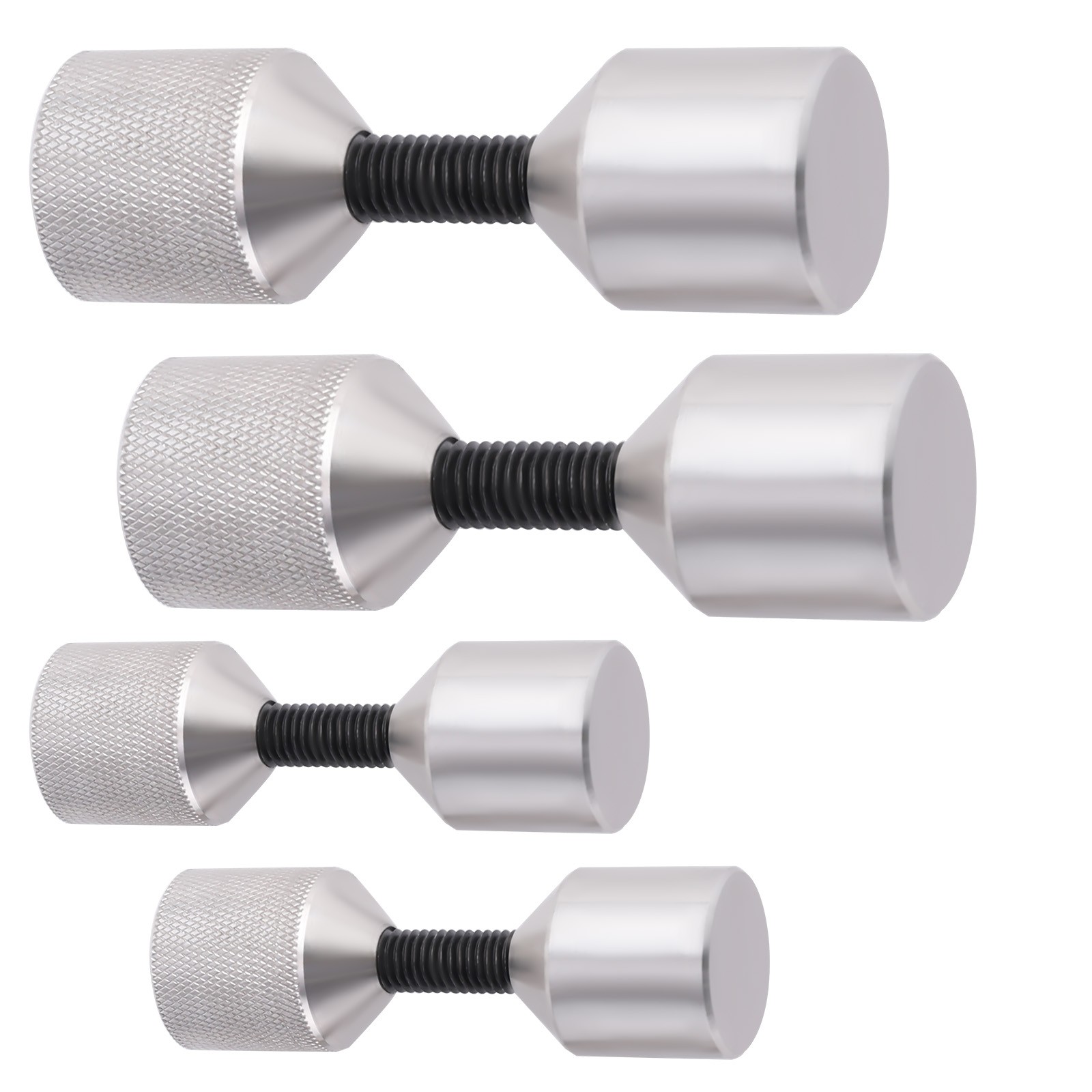 4x Flange Two Hole Pin Set Stainless Steel 1-1/8” and 1-5/8” Diameter