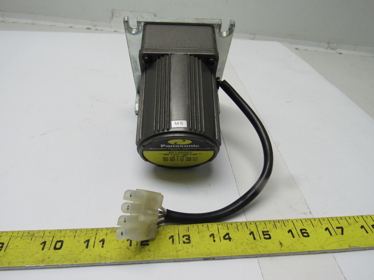 Panasonic M6GA18B_M61A6G4Y 200V 0.7 –ªF 4P 6W Continuous Operation Gear Motor