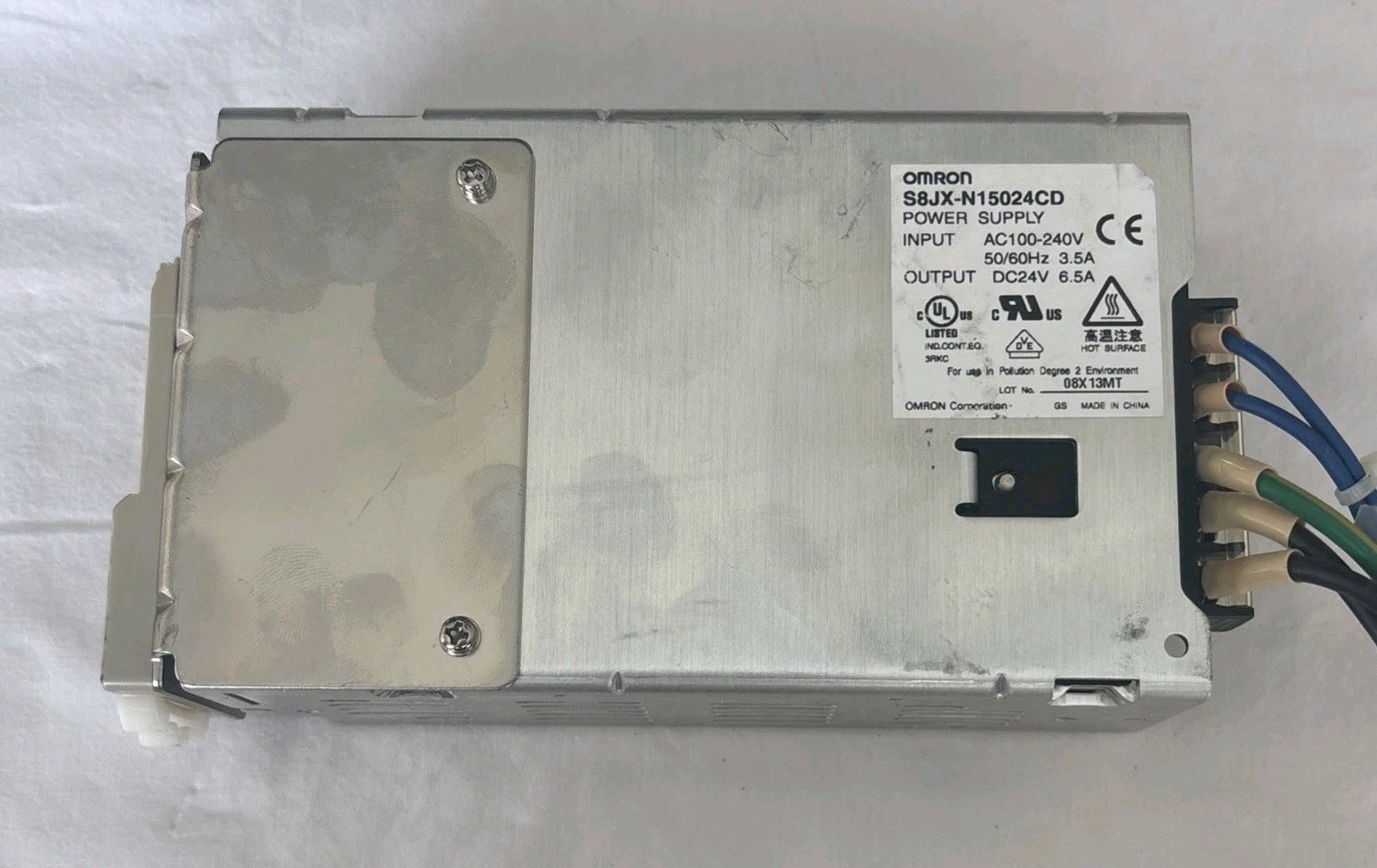 OMRON,S8JX-N15024CD,POWER SUPPLY AC 100-240V DC24V 6.5A Warranty & Free Shipping