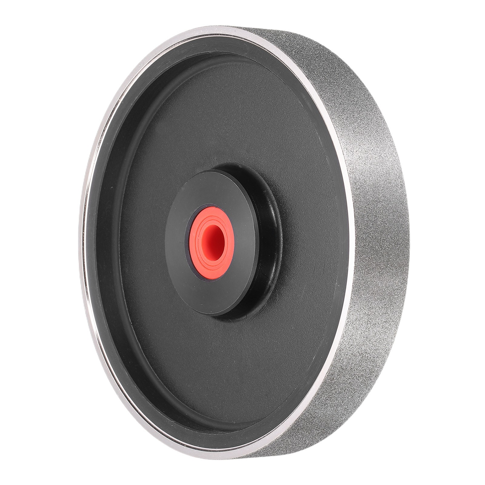 Diamond Lapidary Wheel 6 Inch x 1 Inch Arbor Hole 180 Grit with Reducer