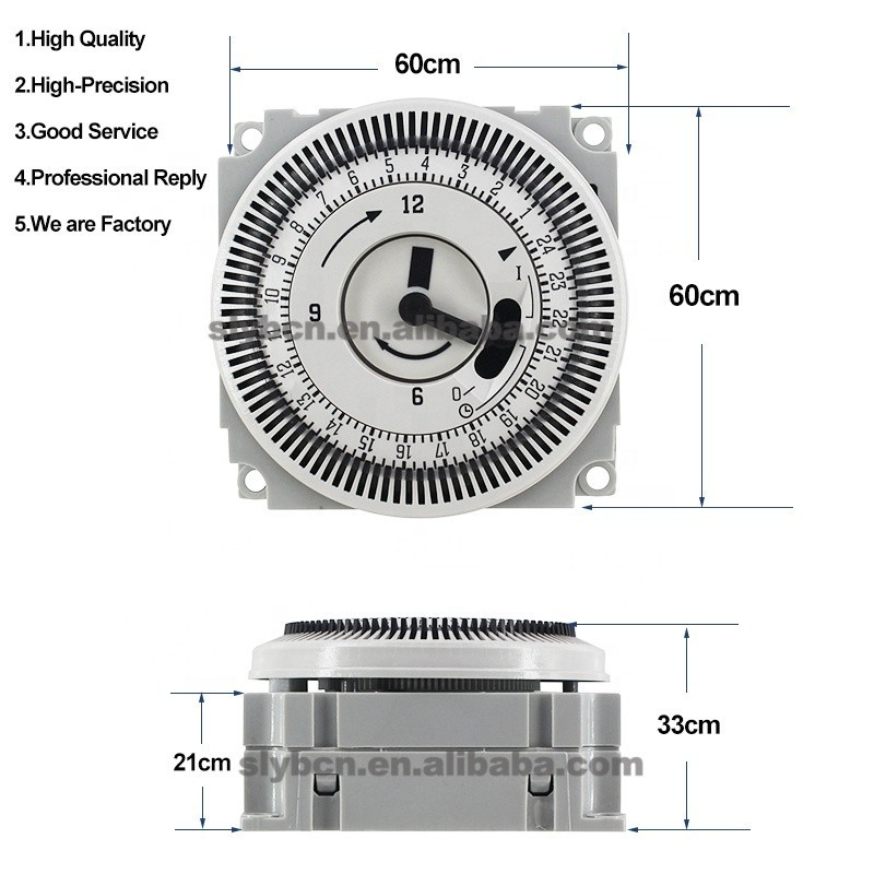 Clock & Defrost timer 24 Hours SL189 – 17469 Dual-V 110-220 50/60Hz Auto off
