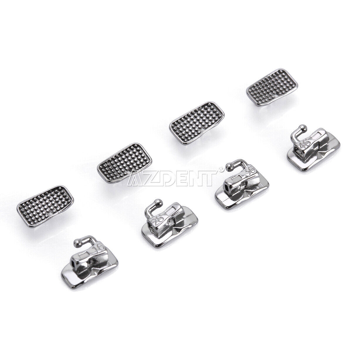 Tubos bucales de ortodoncia dental 1er molar Bondable Roth MBT 022 monobloque