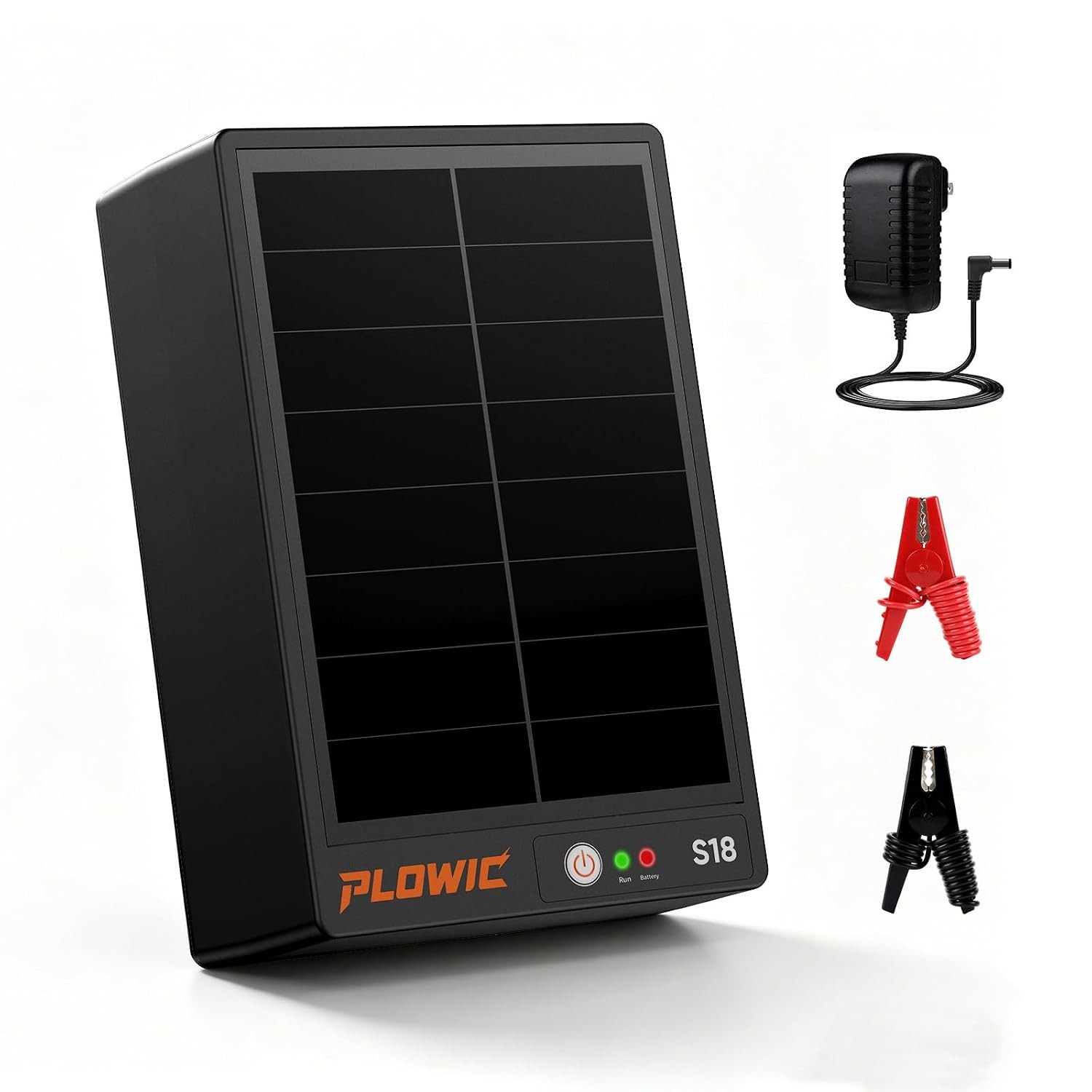Solar Electric Fence Charger for Livestock: 0.2J 10 Miles Electric Fence Energiz