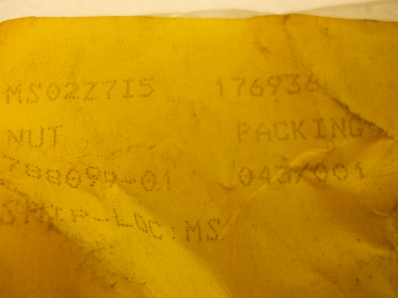GRACO 176936 FACTORY REPLACEMENT PACKING NUT NEW CONDITION IN PACKAGE
