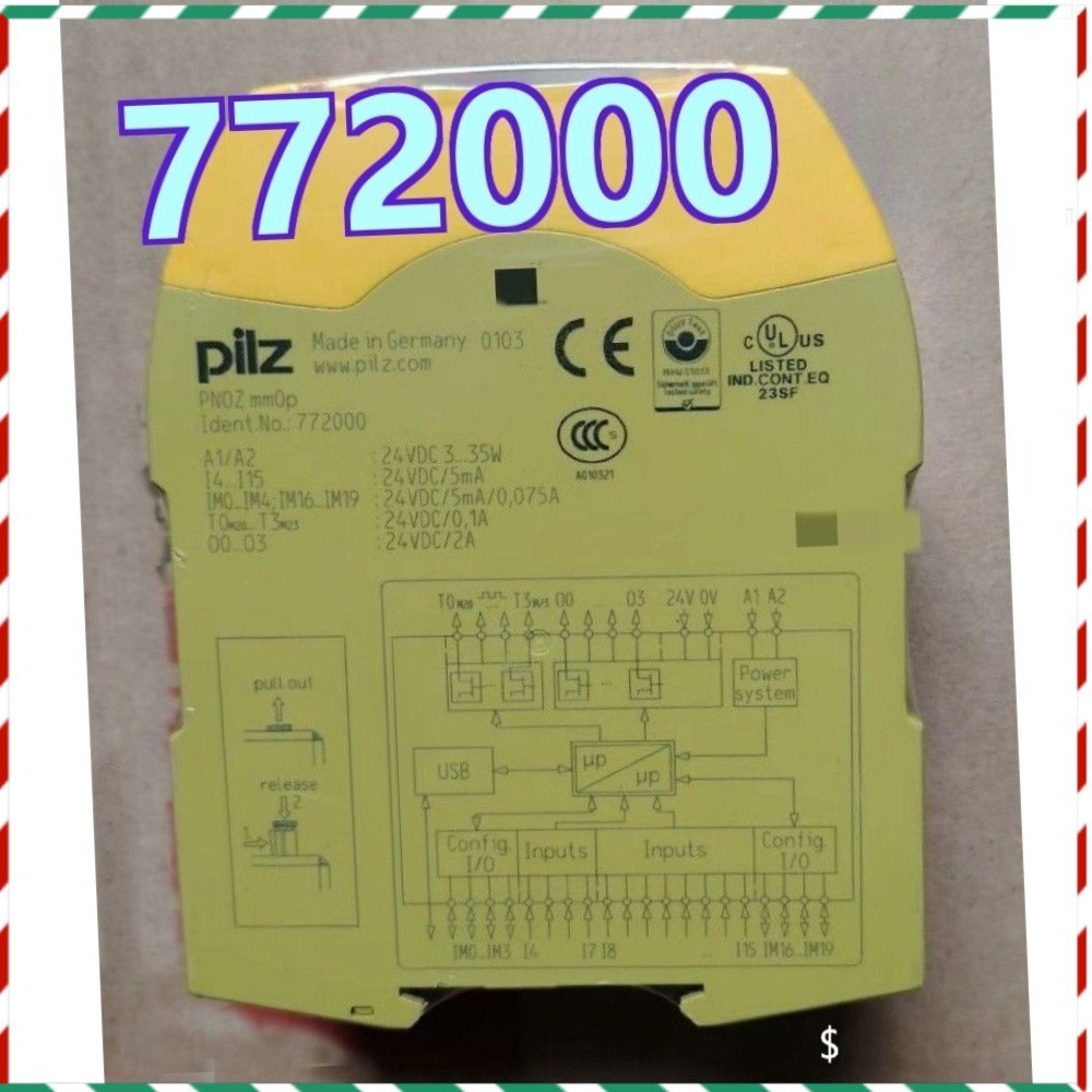 772000 New PILZ PNOZ mm0p Safety Relay 772000 772000 772000 Fast ship 772000 ###