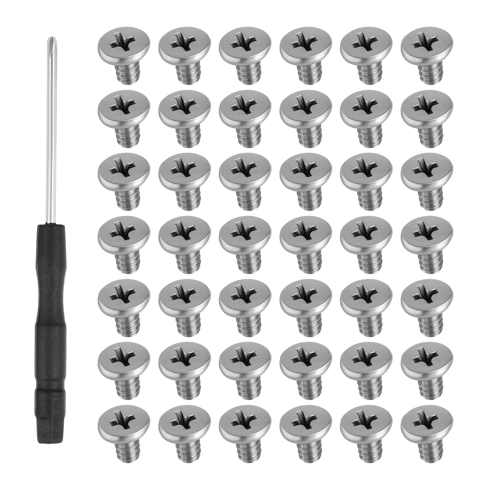 50 PCS M.2 SSD Mounting Screws Kit, Pcie Nvme M2 X 3 MM Replacement Phillips …
