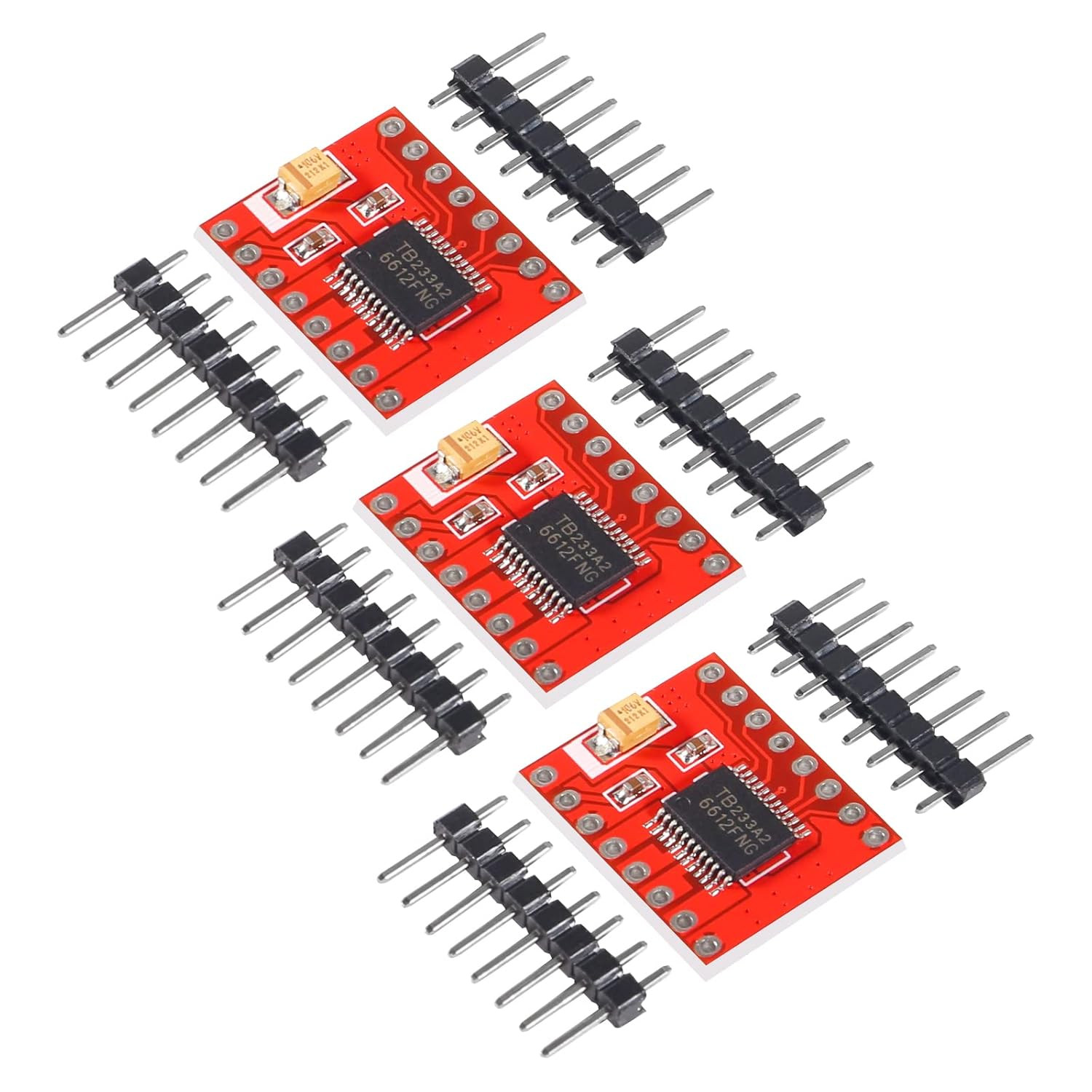 3pcs TB6612FNG Dual DC Stepper Motor Driver Module 1.2A Peak 3.2A Better Than L2