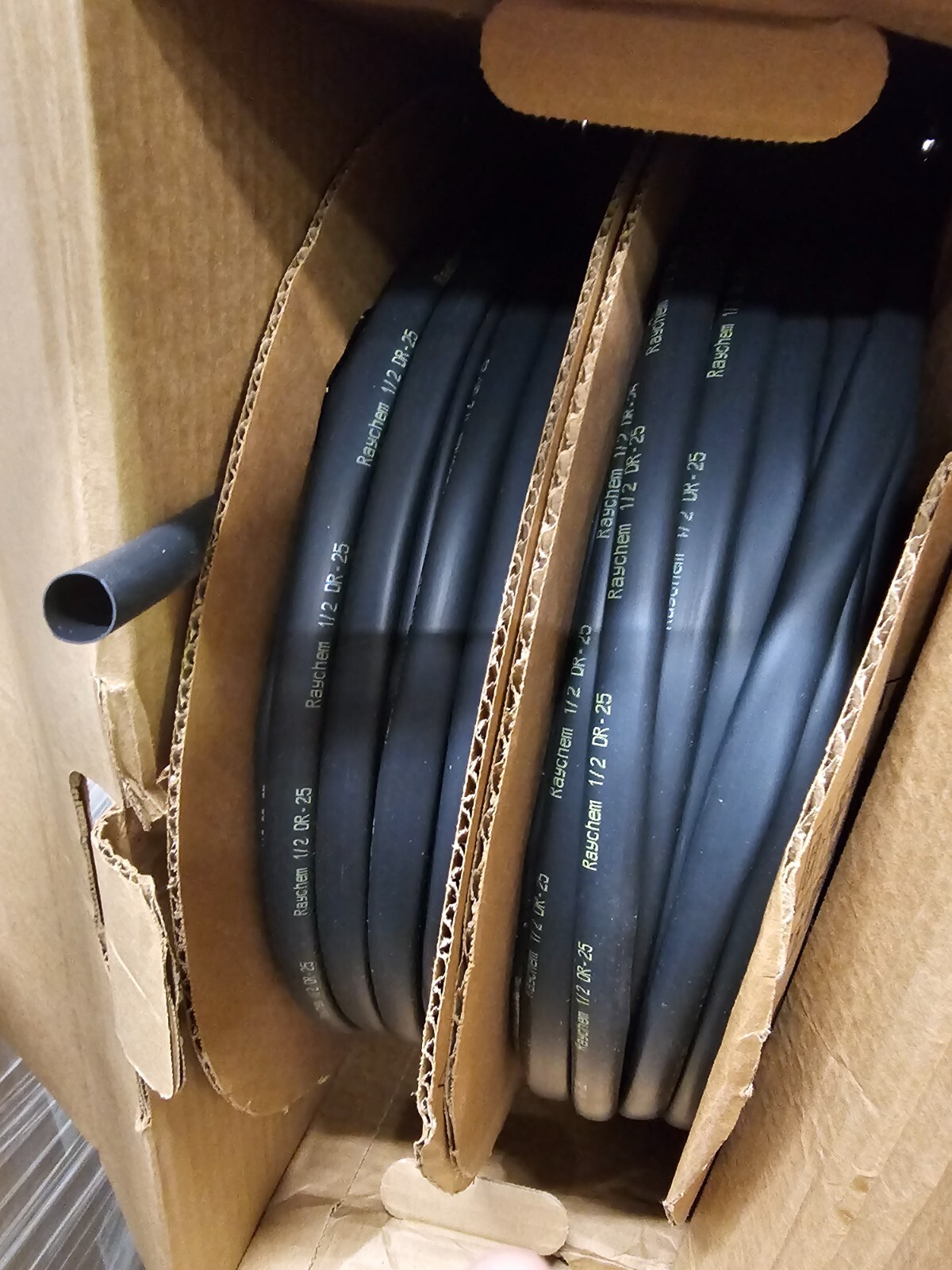  TE Connectivity Raychem Heat-Shrink Tubing single wall DR 25 have 40 rolls 
