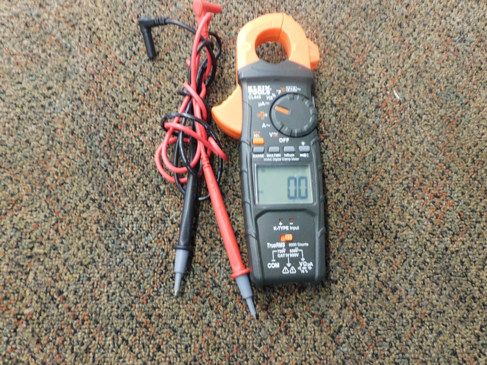 Klein Tools CL445 True RMS Clamp Meter Multimeter 600A 600V 6000 Count CAT IV