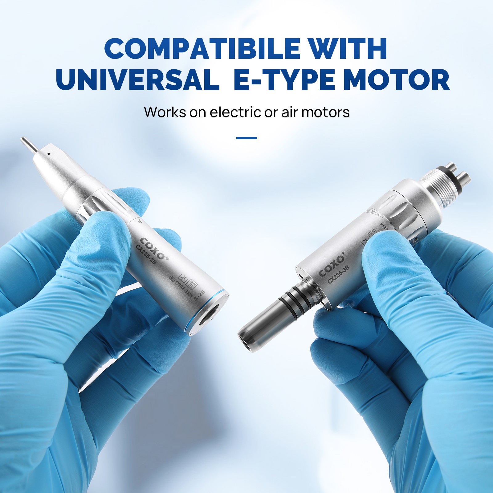 COXO Low Speed Handpiece 1:1 Inner Channel Straight Handpiece CX235-2B