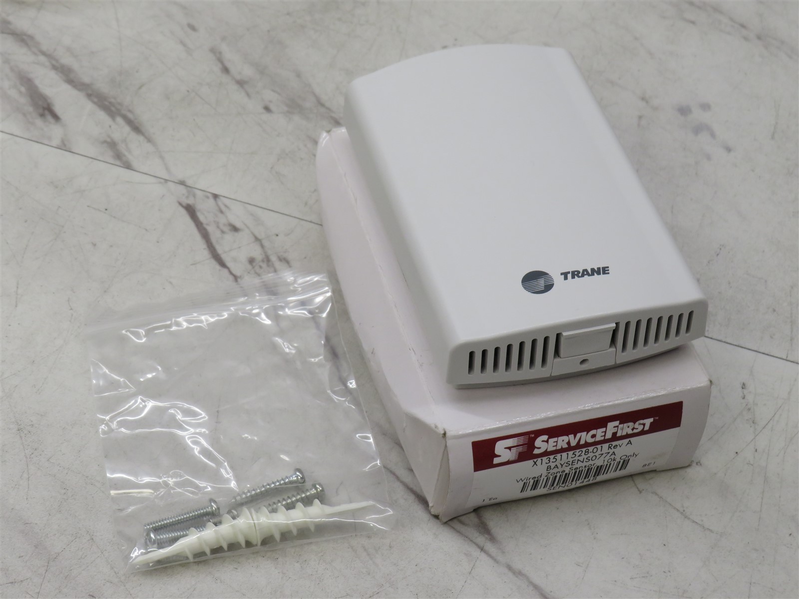 Open Box Service First Trane Wired Zone Sensor Baysen S075A X13511529-01