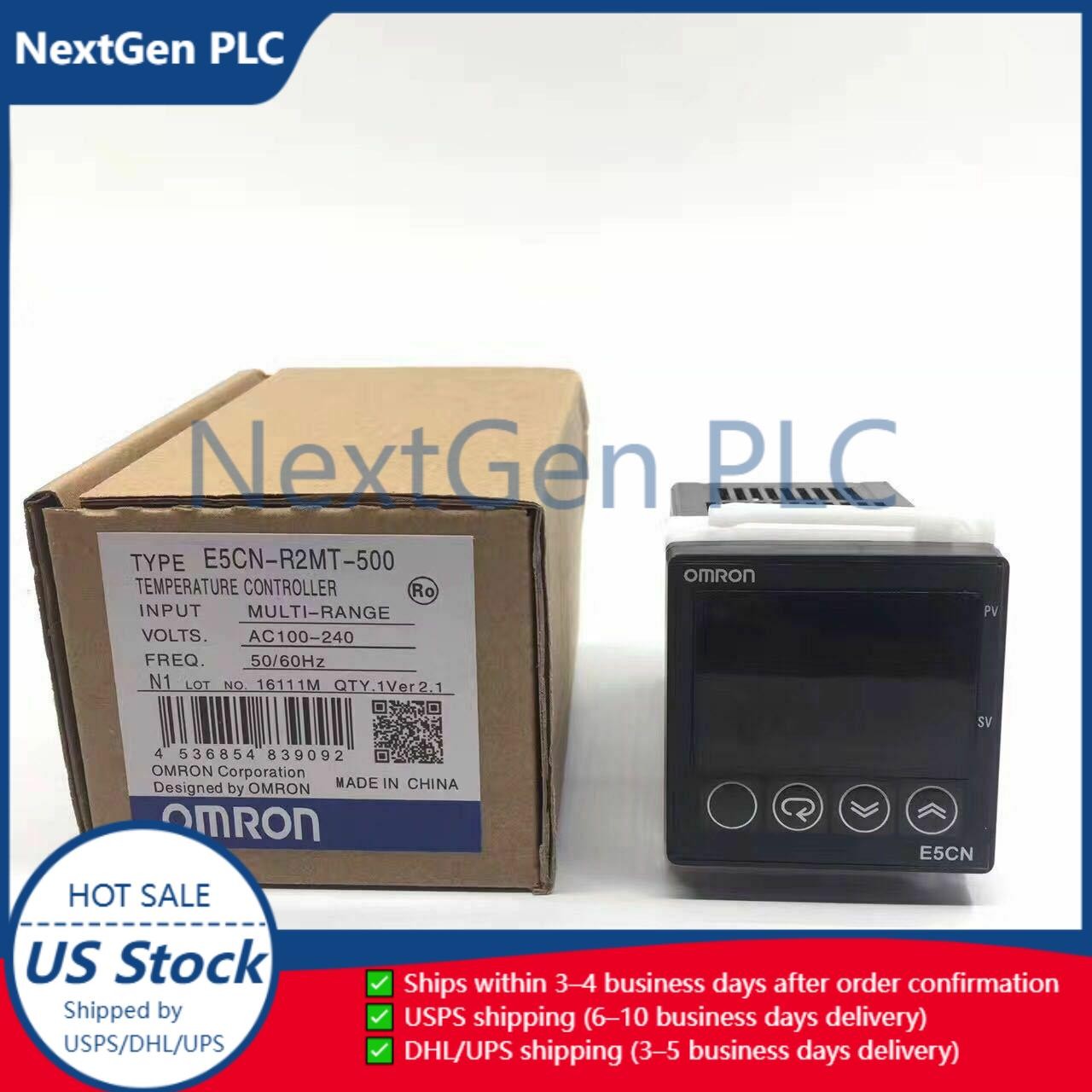 NEW good OMRON Temperature Controller E5CN-R2MT-500 100-240V E5CNR2MT500