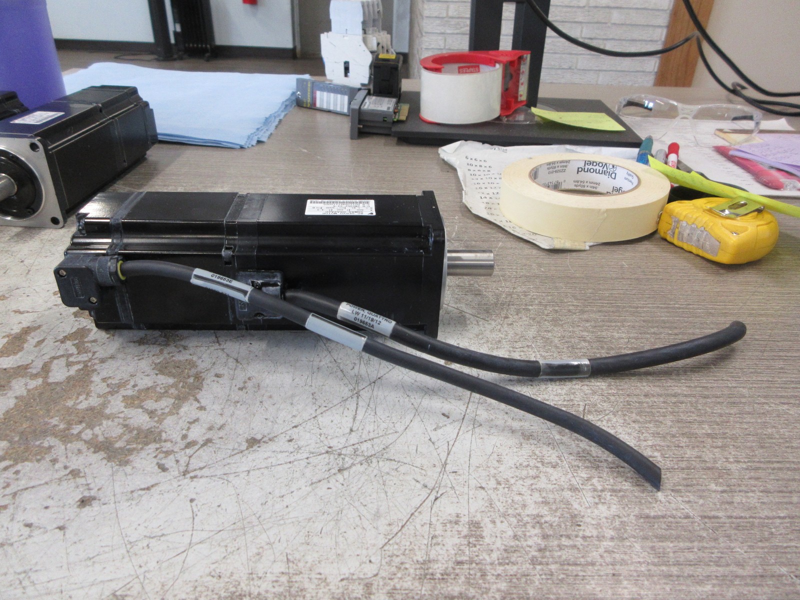 Yaskawa AC Servo Motor SGMAS-06A2A2C 600W 200V 4.3P 1.91 Nm 3000RPM Used