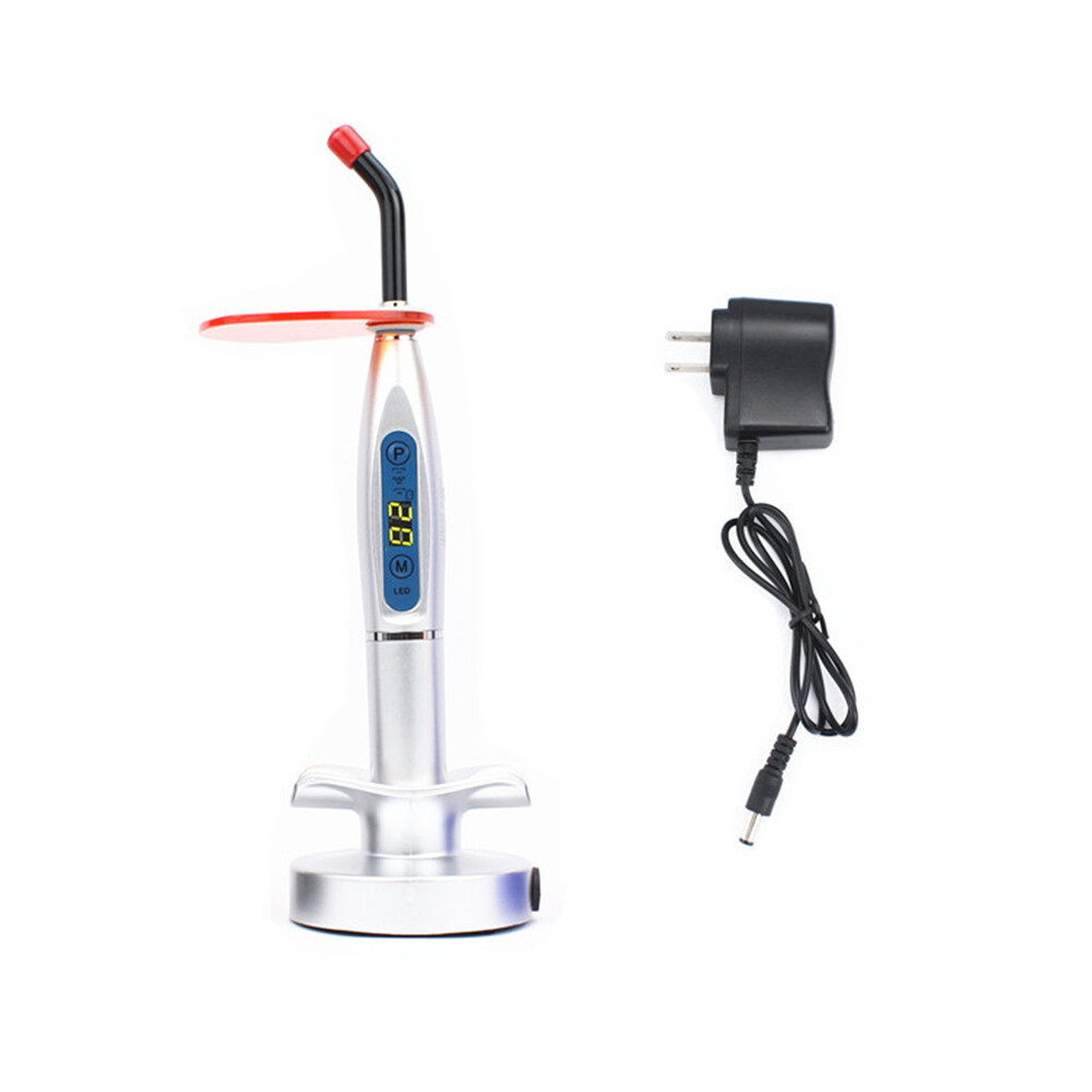 Dental Cordless Wireless LED Curing Light Composite Resin Cure Lamp 2000mw/cm²