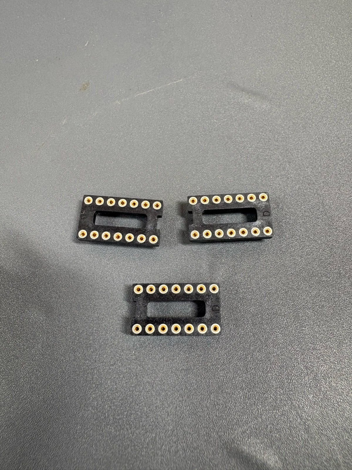 500 pcs 16 Pin DIP IC Sockets Gold Plated Through Hole PCB Socket Adapters