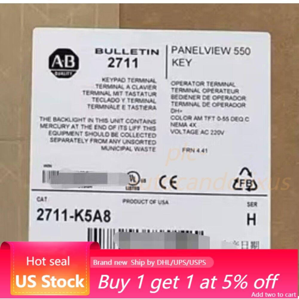 2711-K5A8 AB PanelView Standard Terminal Fast Shipping New 2711K5A8 US Free Tax