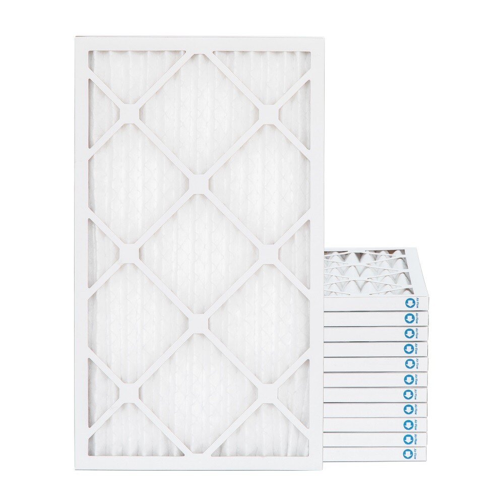 12x20x1 MERV 8 Pleated AC Furnace Air Filters. 12 Pack