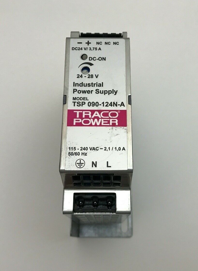 Traco Power TSP 090-124N-A INDUSTRIAL POWER SUPPLY OUTPUT DC 24 3.75 AMPS
